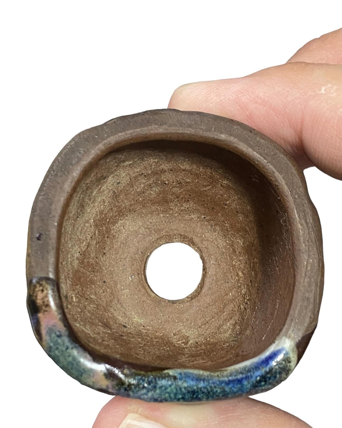 Choju - Unique of a Style Bonsai Pot (1-13/16” wide)