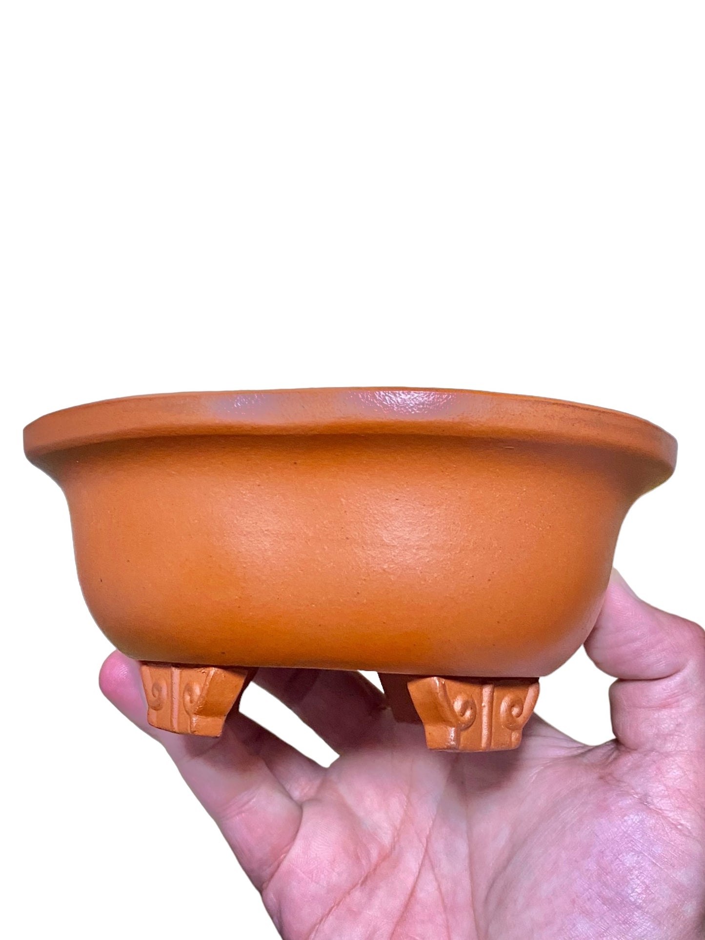 Ikko - Exhibition Quality Unglazed Mokko Style Bonsai Pot