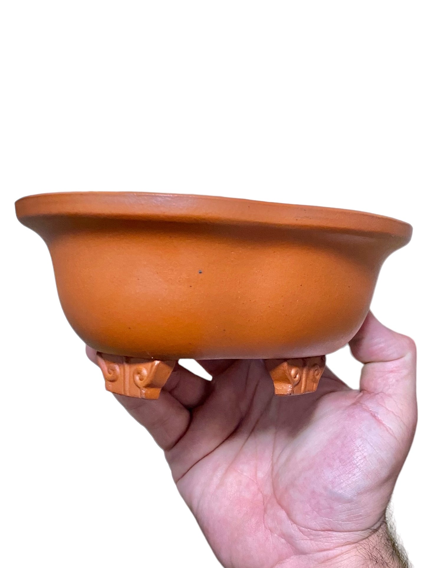 Ikko - Exhibition Quality Unglazed Mokko Style Bonsai Pot