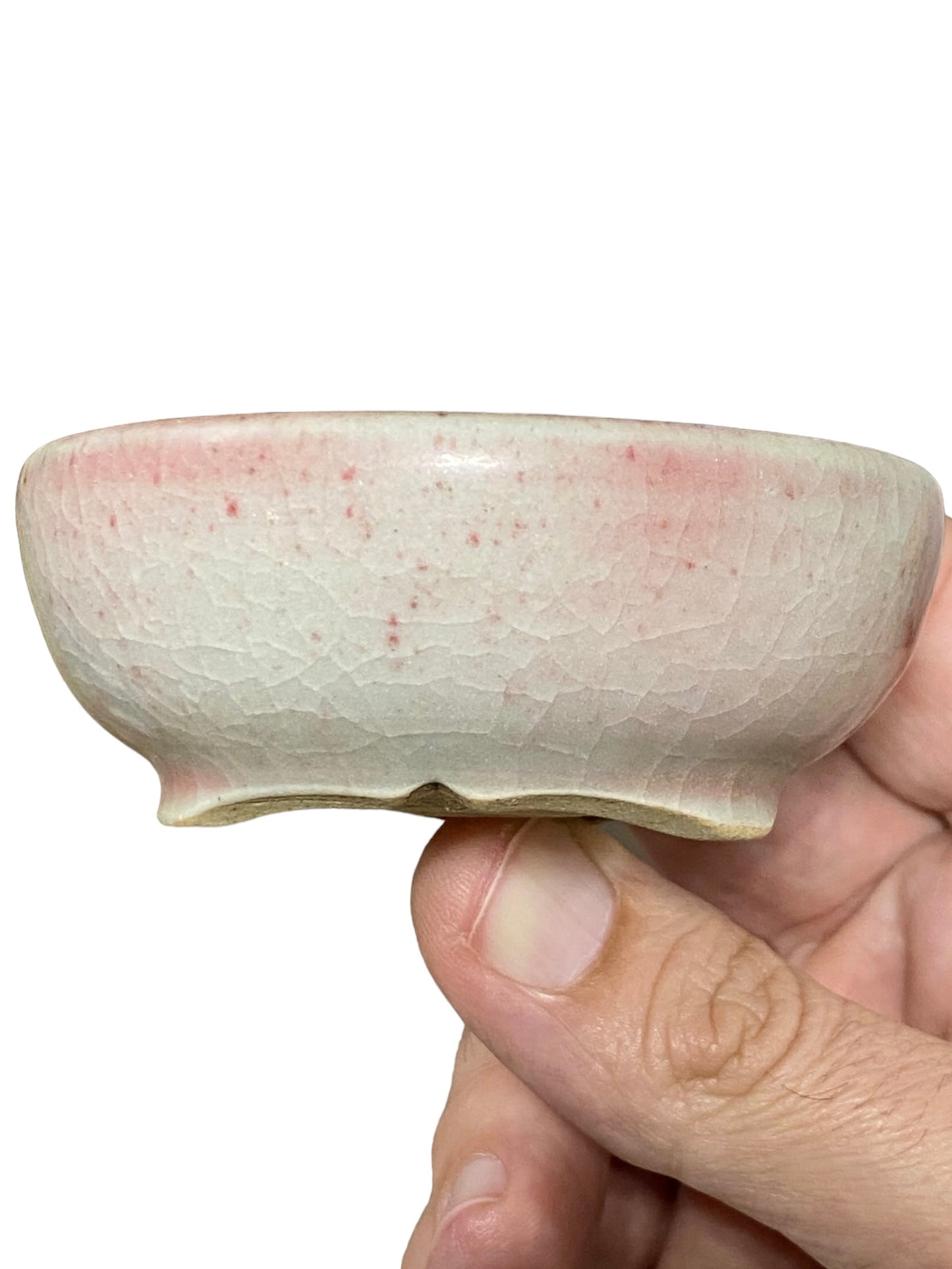 Isso - Glazed Bowl Bonsai or Accent Pot (3-1/16" wide)