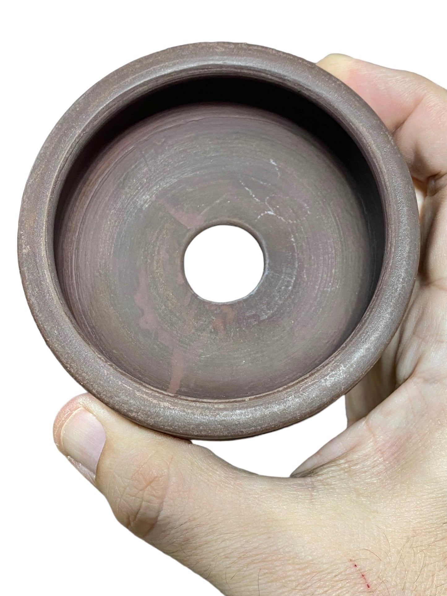 Shouzan - Thick Footed Bowl Style Bonsai Pot (3-3/4" wide)