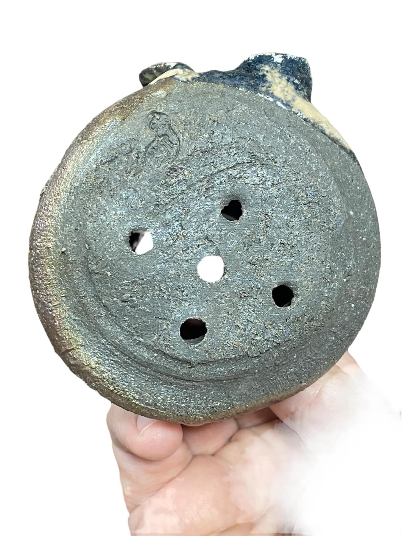 Yamaaki - 3rd Gen Toshio - Handmade Bonsai Pot (1-1/4" wide)