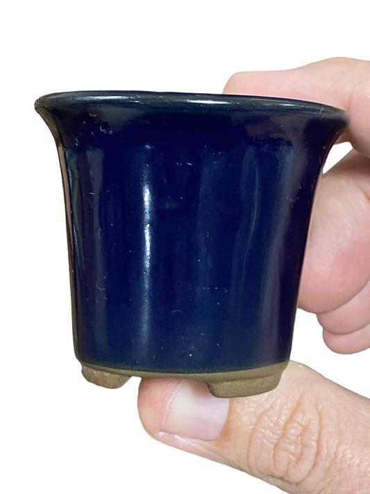 Japanese - Blue Cascade Style Bonsai Pot from Japan