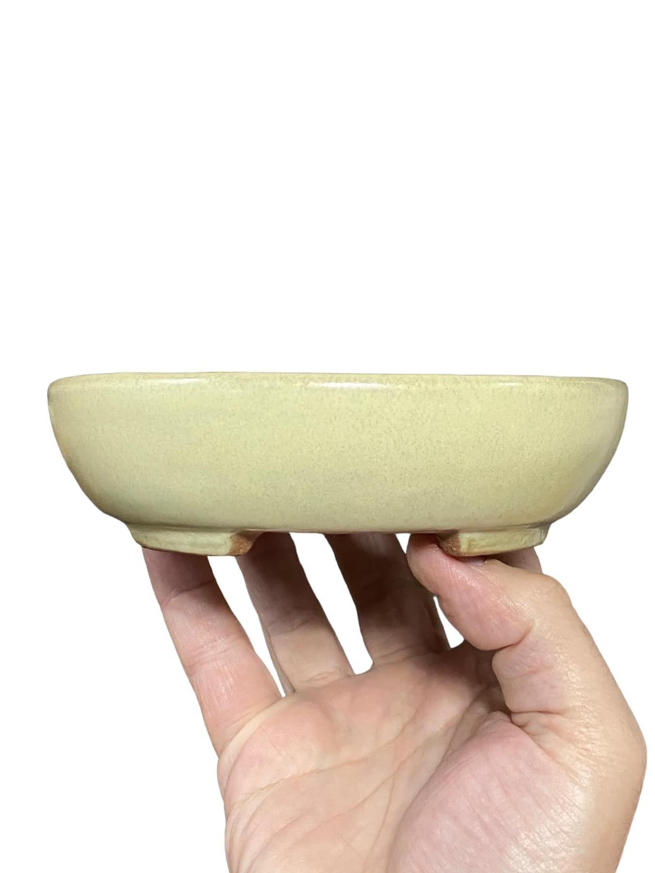 Yamafusa - Glazed Oval Style Bonsai Pot