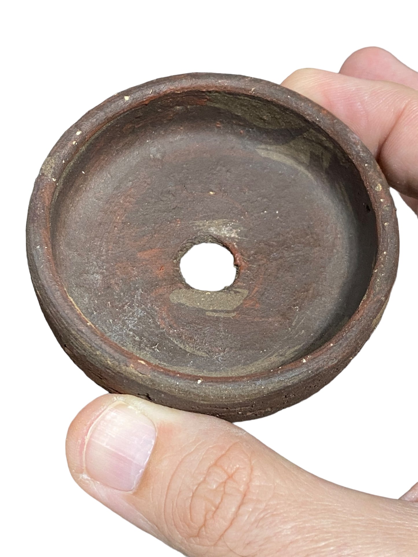 Shuho - Unglazed Footed Round Bonsai Pot