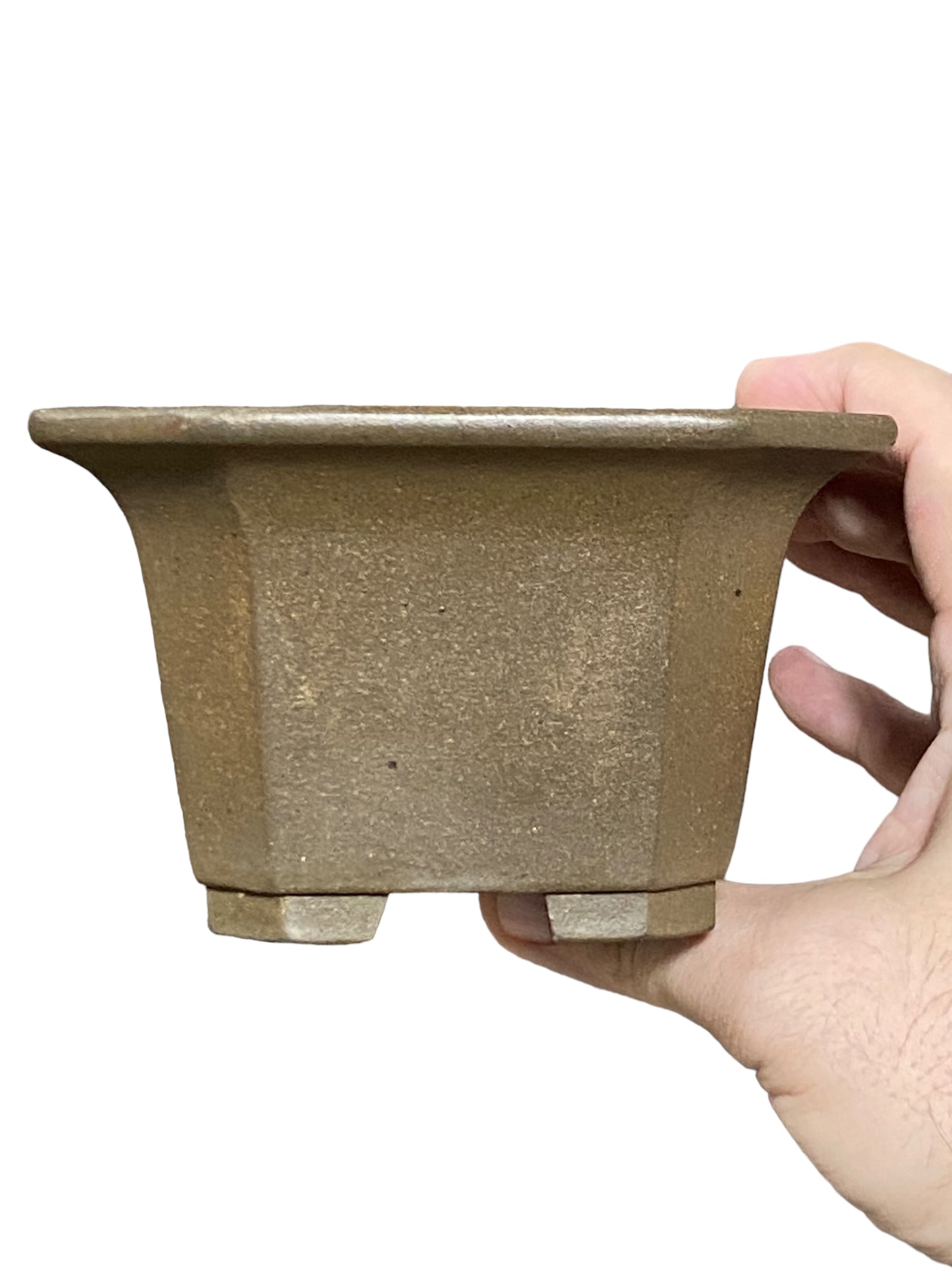 Yamaaki - 2nd Gen Unglazed Semi-Cascade Bonsai Pot