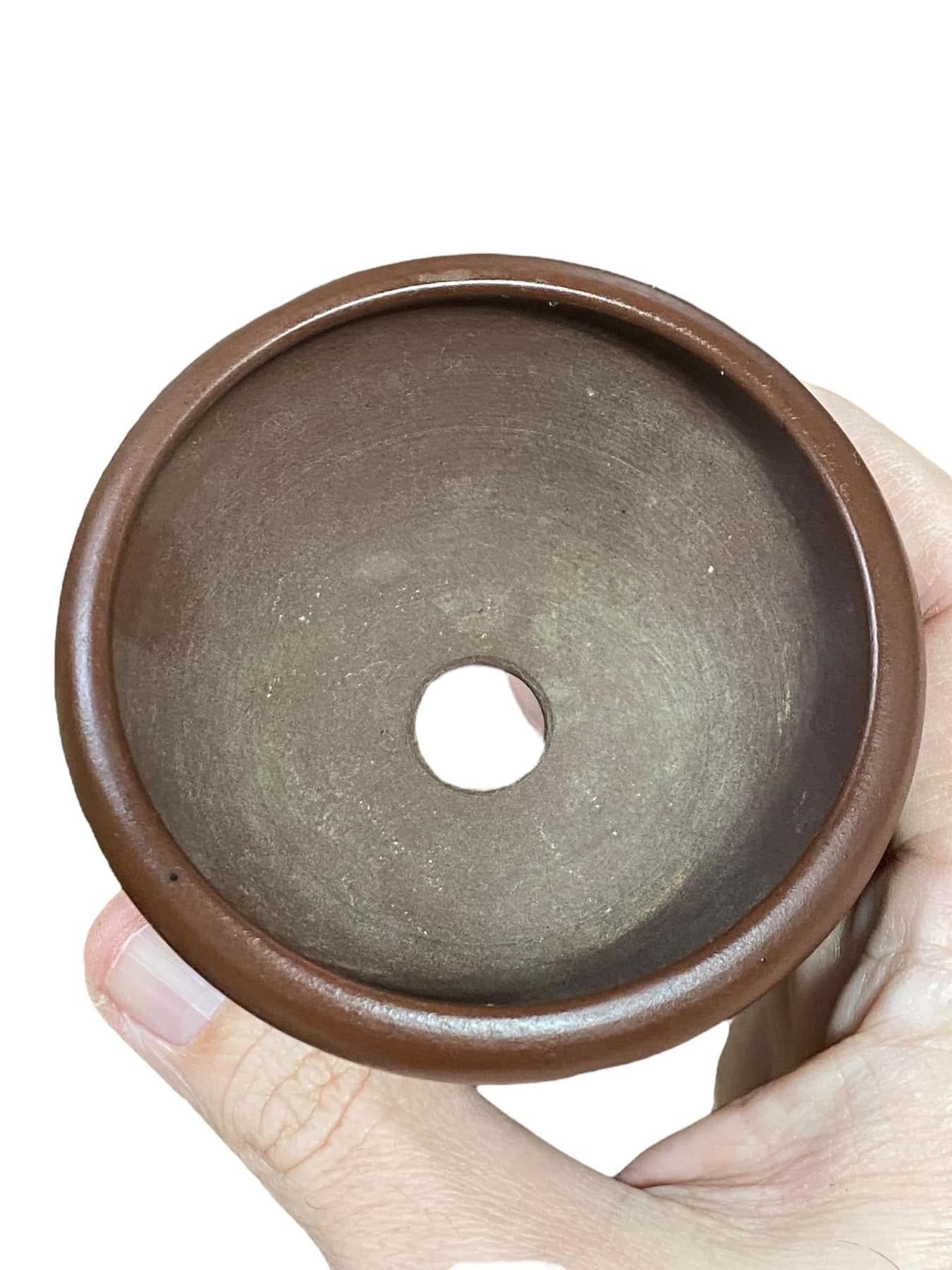 Yamaaki - Classic Footed Round Bonsai Pot