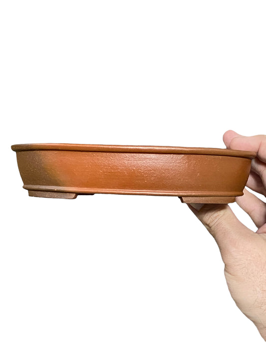 Shibakatsu - Unglazed Oval Style Bonsai Pot