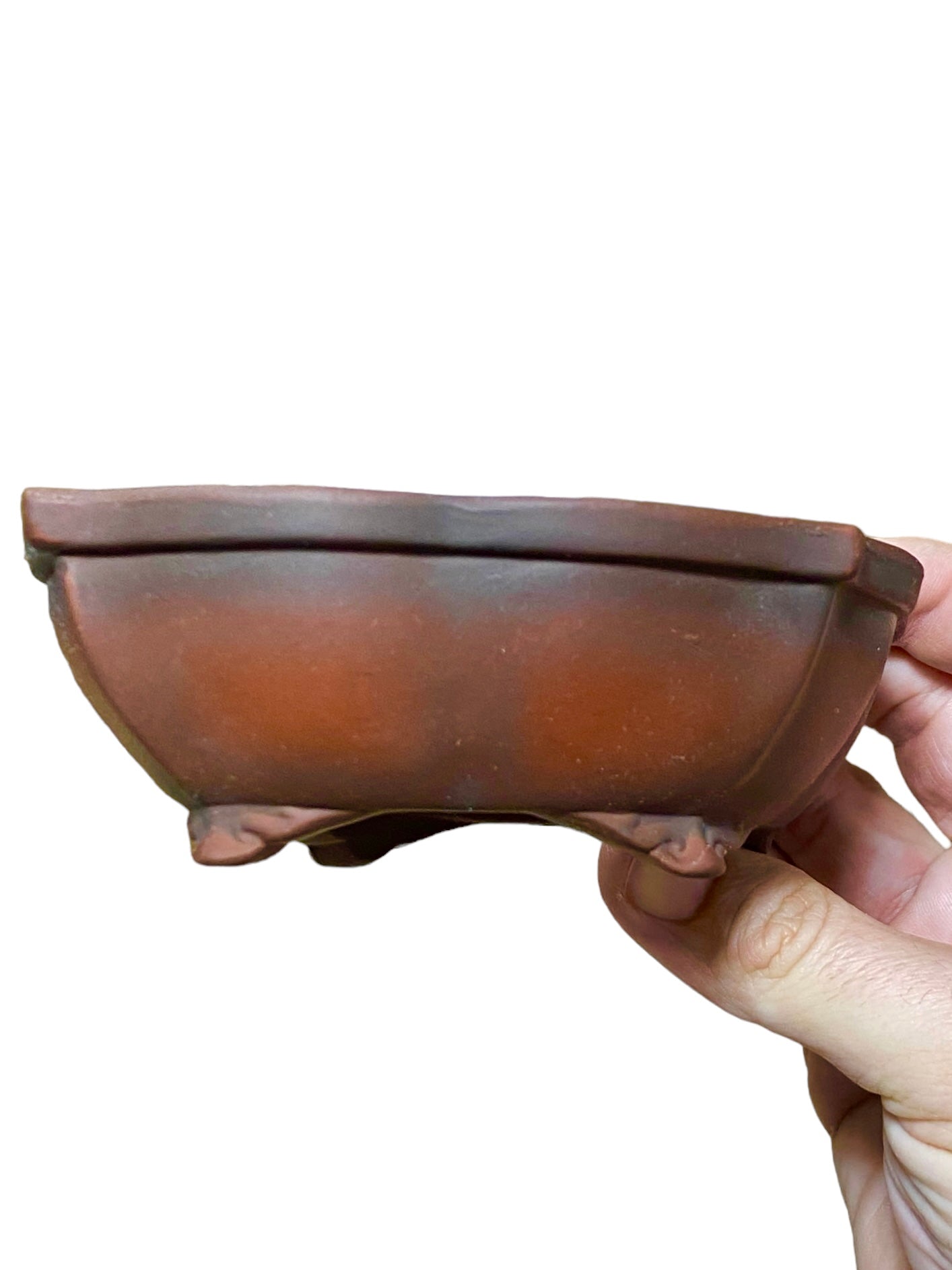 Bigei - Unglazed Classic Mokko Style Bonsai Pot