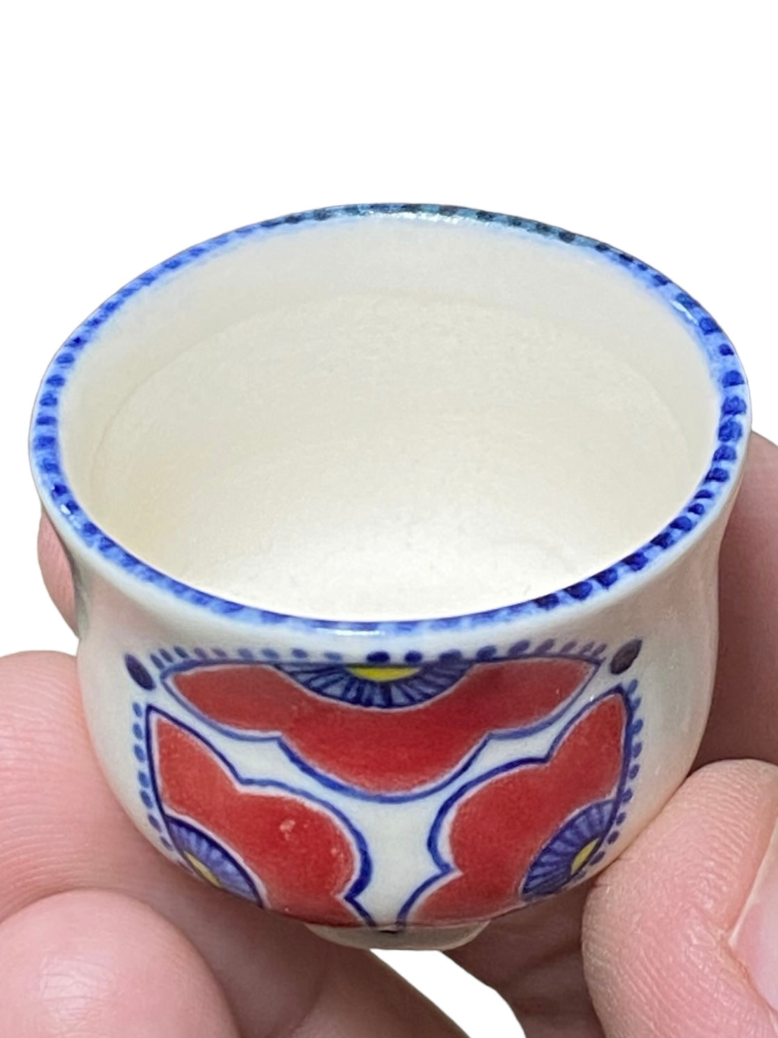 Oshima Mayu - Painted Mame Bonsai or Accent Pot