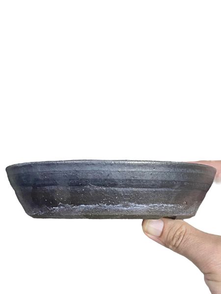 Mitunobu Ito - Nanban Style Bonsai Pot (6-1/4" wide)