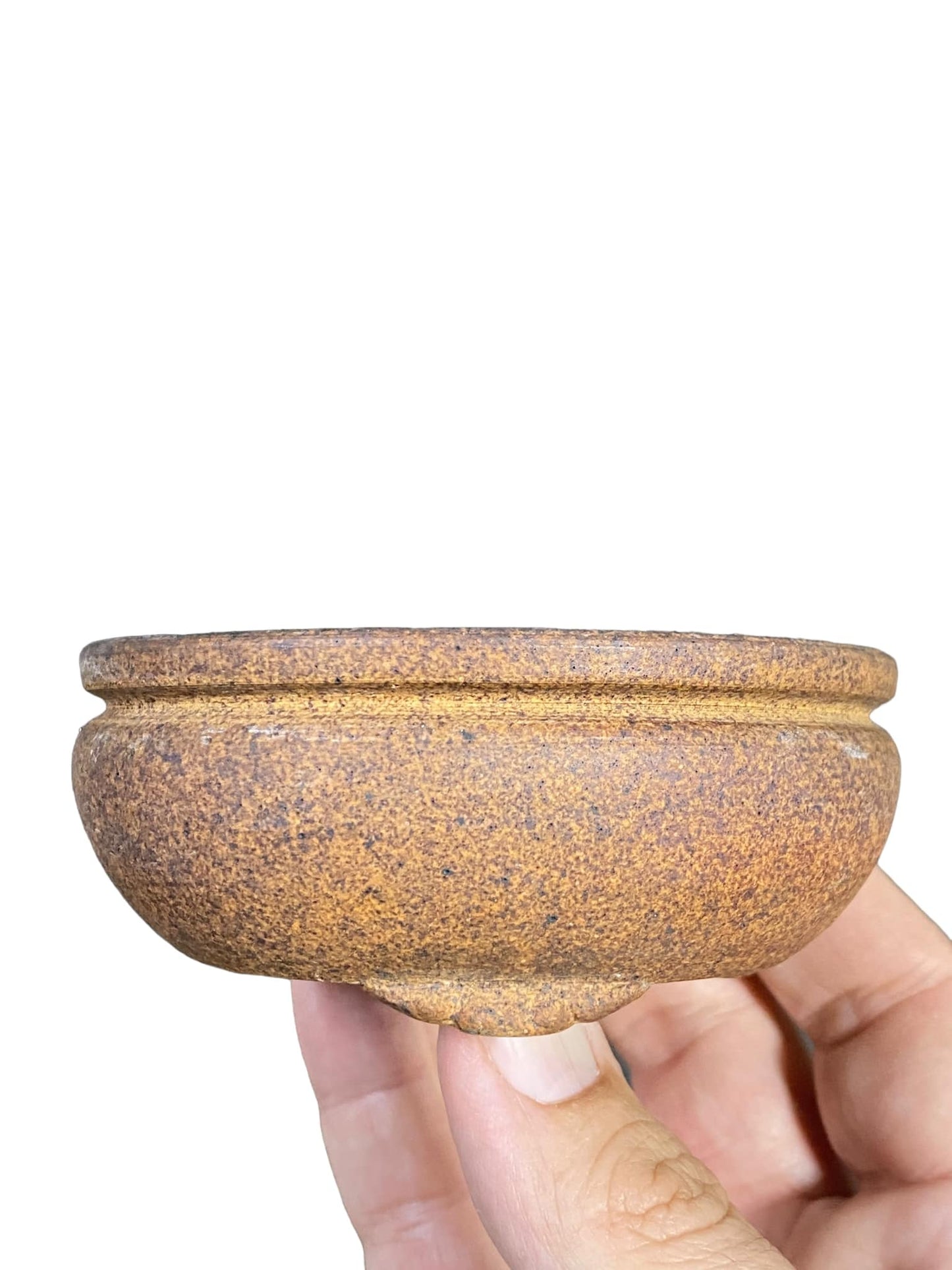 Japanese - Footed Bowl Bonsai Pot (3-3/4" wide)