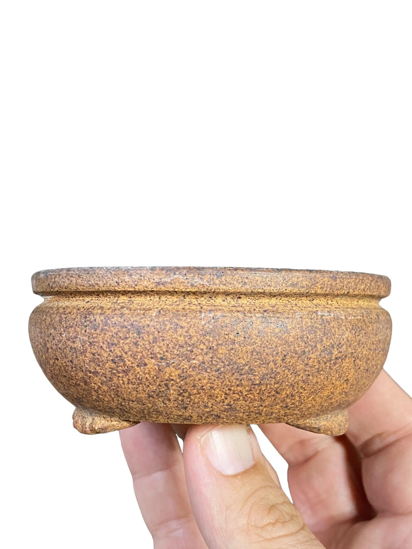 Japanese - Footed Bowl Bonsai Pot (3-3/4" wide)