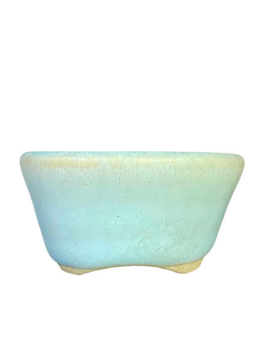 Jyakushi - Rare Glazed Mame Bonsai Pot (1-3/4" wide)