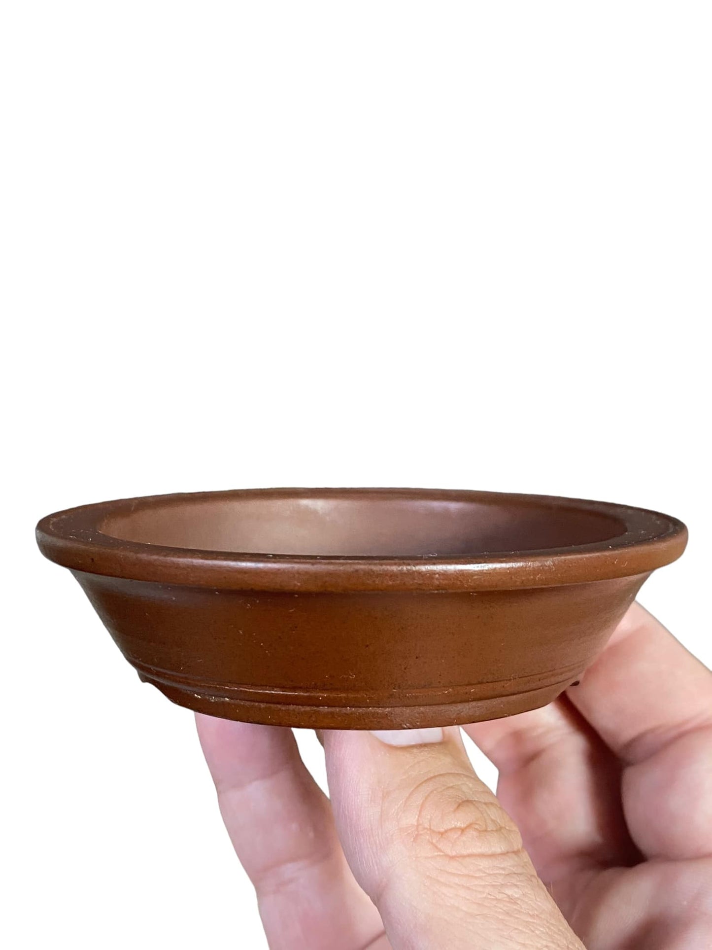 Yamaaki - Classic Unglazed Bowl Pot (3-15/16" wide)