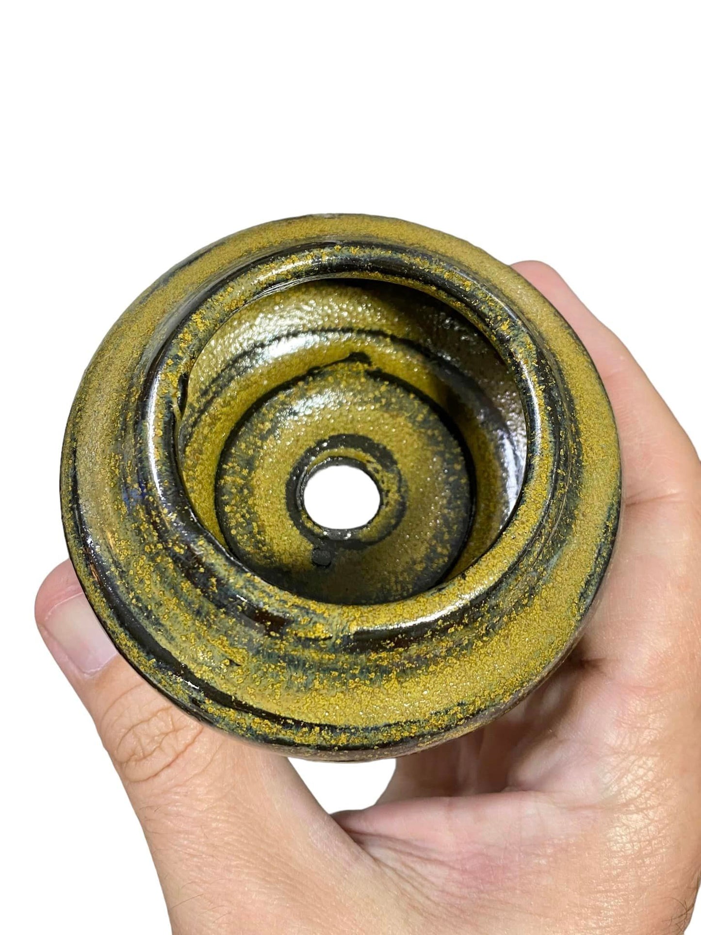 Shoseki - Uniquely Glazed and Shaped Bowl (3-3/8" wide)