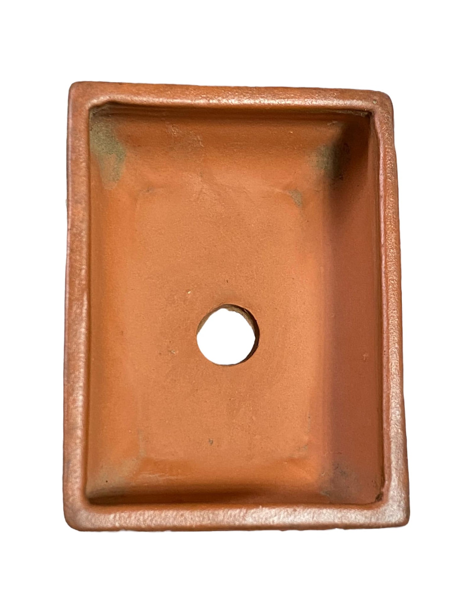 Japanese - Old Unglazed Rectangle Production Pot (2-7/8" wide)