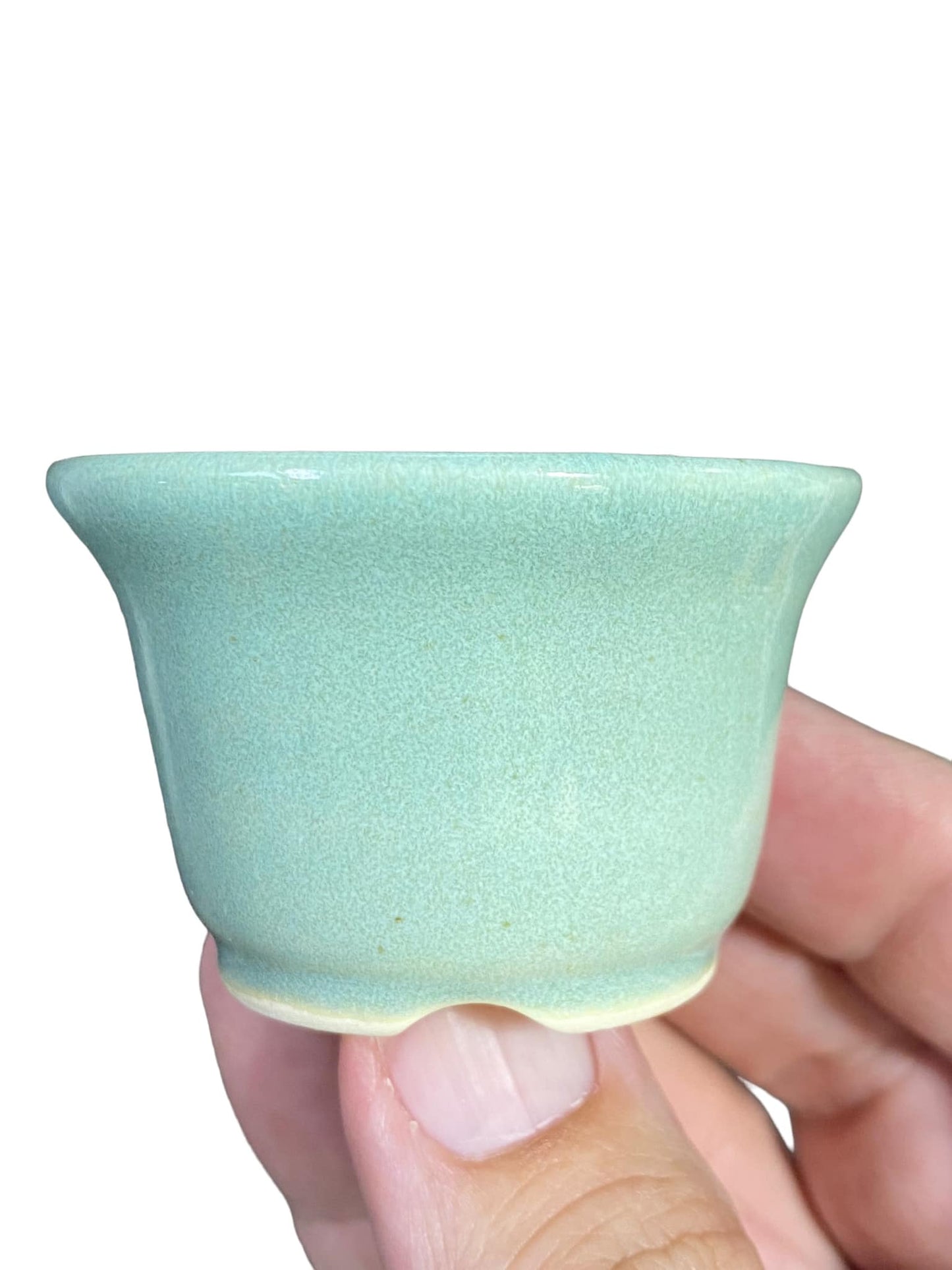 Shoseki - Amazing Glazed Light Blue/Green Round (2-3/8")