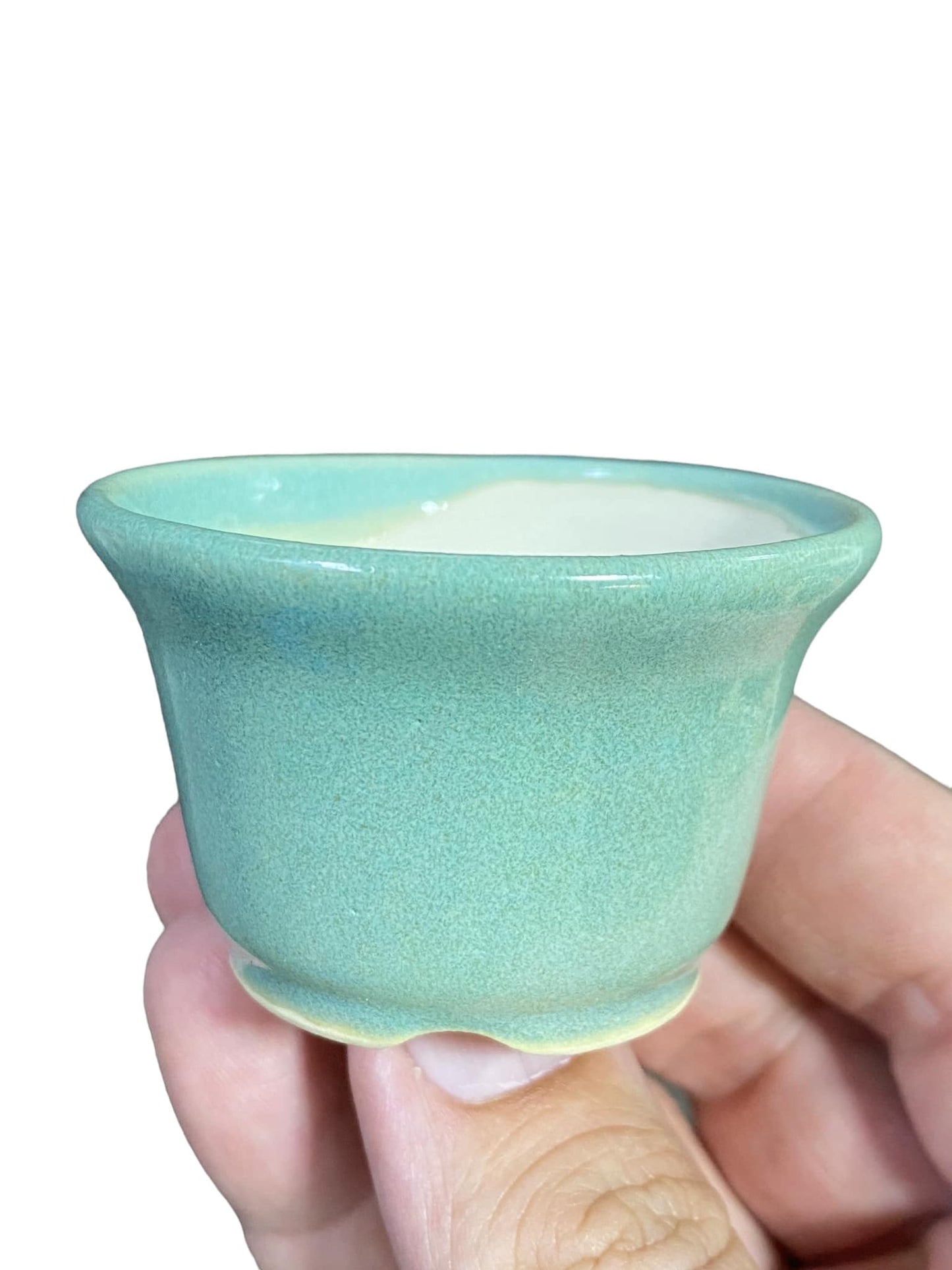 Shoseki - Amazing Glazed Light Blue/Green Round (2-3/8")