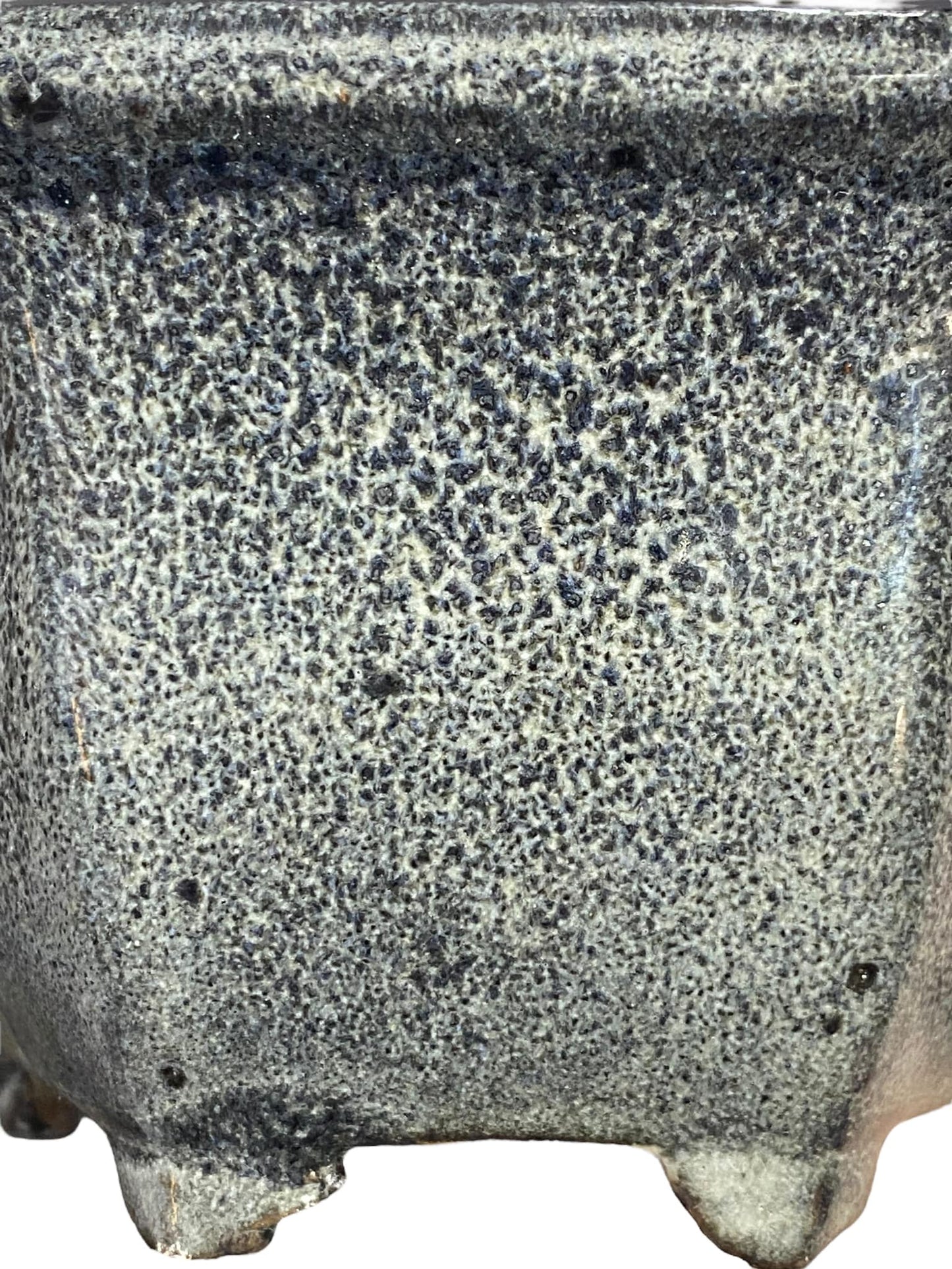 Shuho - Beautiful Greyscale Speckled Glaze (4-3/16" wide)