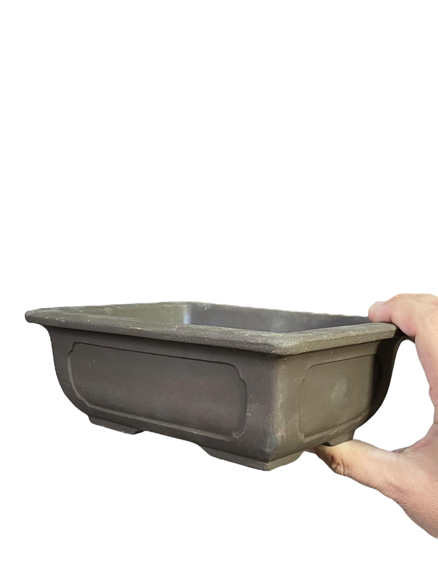 Japanese - Classic Windowed Bonsai Training Pot (7-7/8" wide)