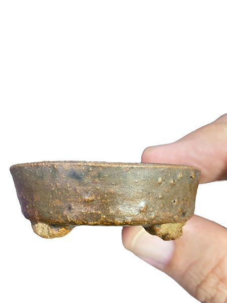 Japanese - High Quality Handmade Mame Bonsai Pot (2-1/8" wide)