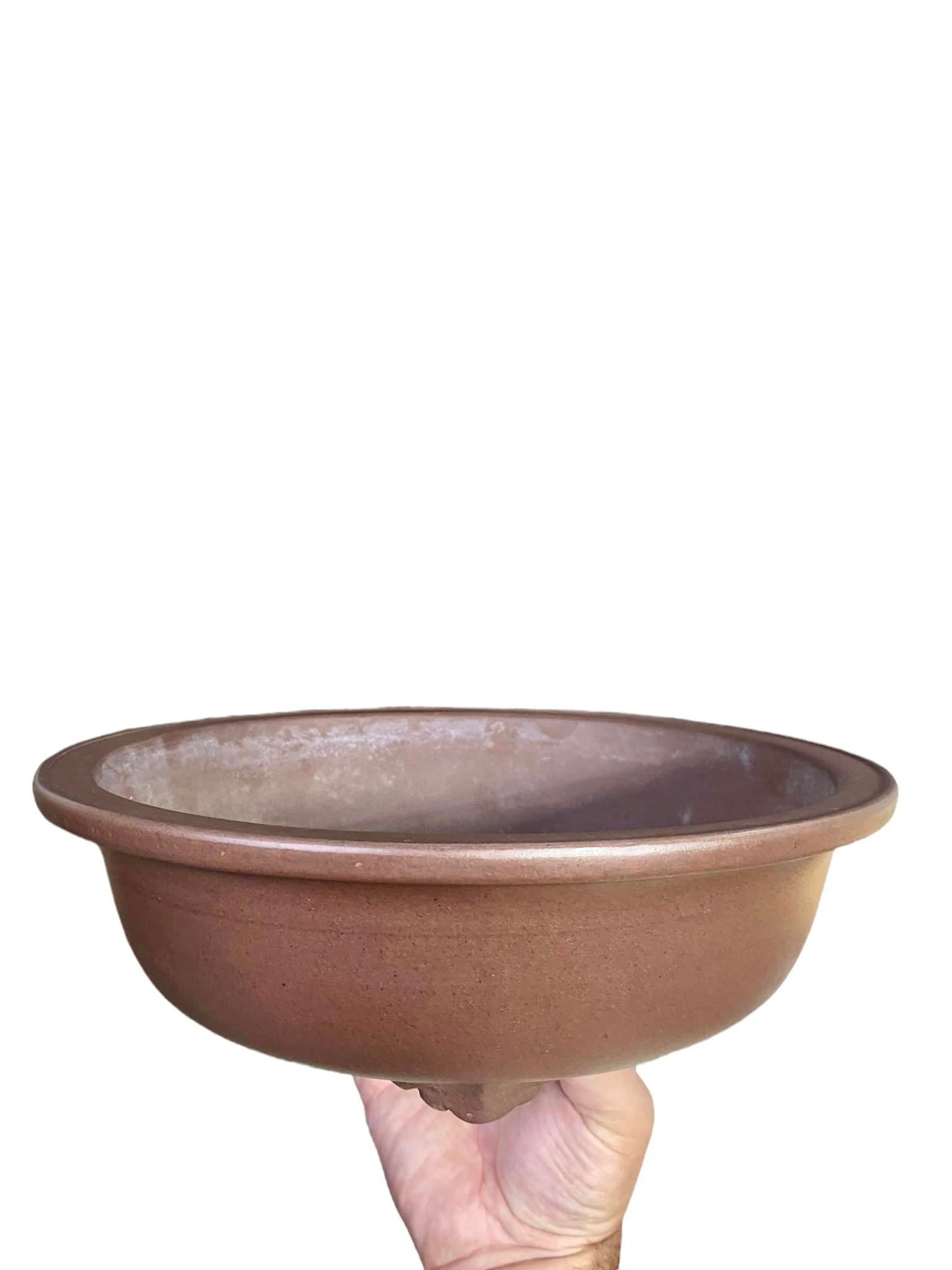 Yamaaki - Classic X-Large Unglazed Bowl Bonsai Pot (11-1/16" wide)