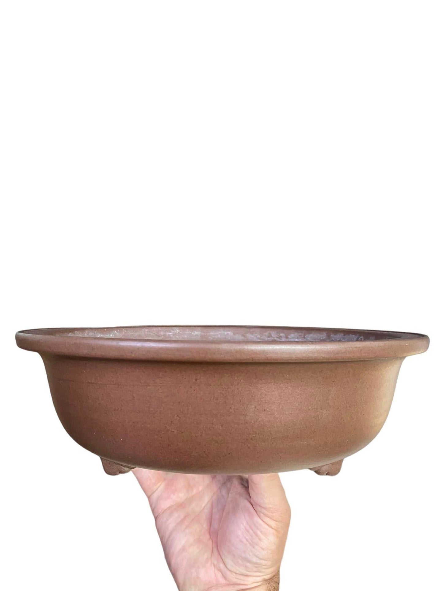 Yamaaki - Classic X-Large Unglazed Bowl Bonsai Pot (11-1/16" wide)