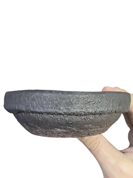 Yamaaki - Wood Fired Bunjin Style Bonsai Pot (5" wide)