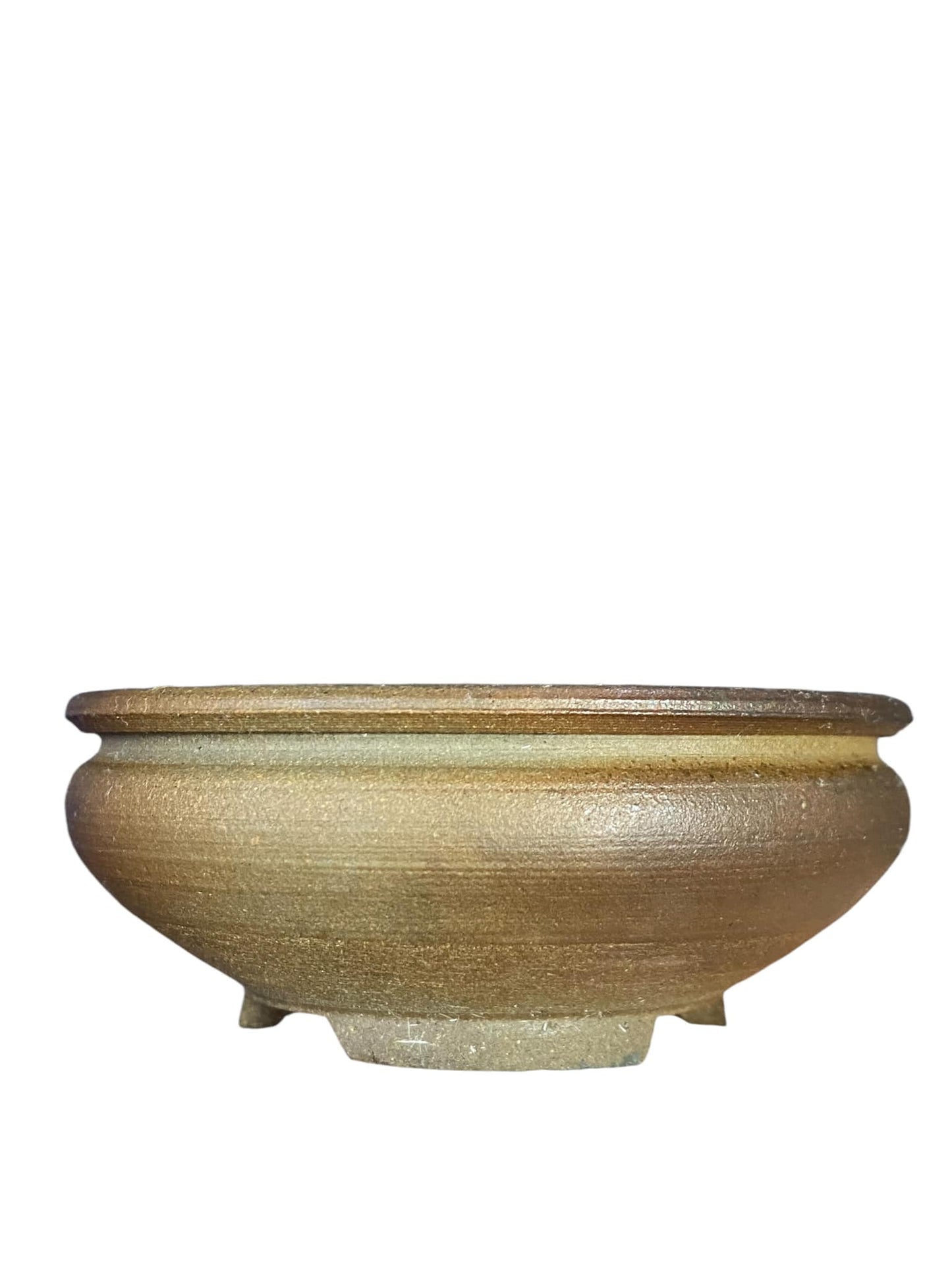 Sensui - Wood Fired Unglazed Bowl Bonsai Pot (3-1/16" wide)