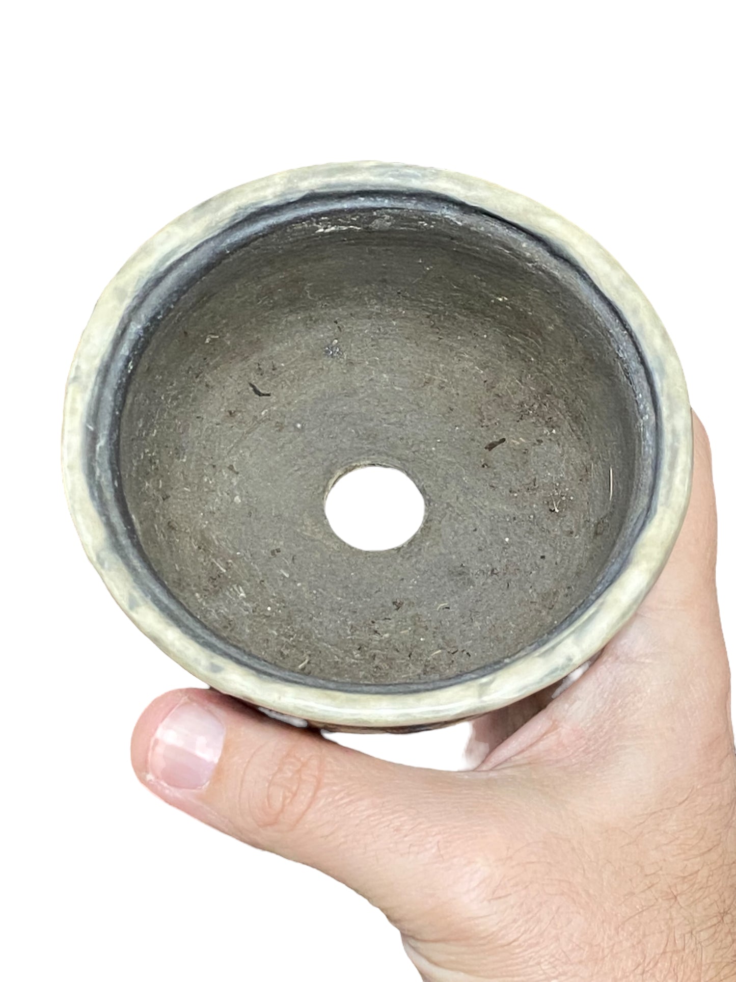 Hokusen - Rare Vintage Painted Bowl Bonsai Pot