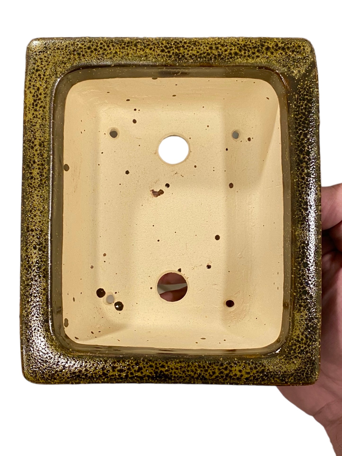 Fukuda Keiun - Triple Layered Rectangle Bonsai Pot