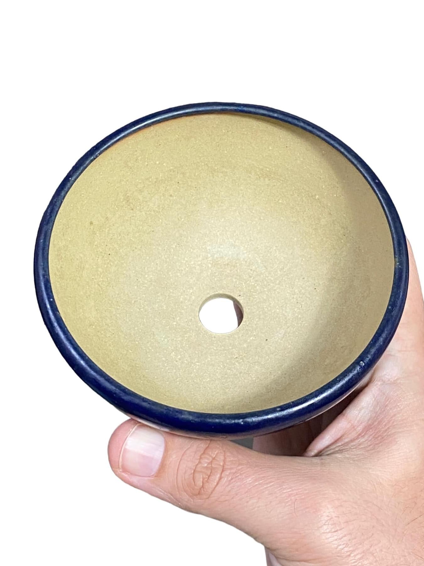 Heian Kosen - Small Footed Bonsai Pot (Discounted) (4-3/4” wide)