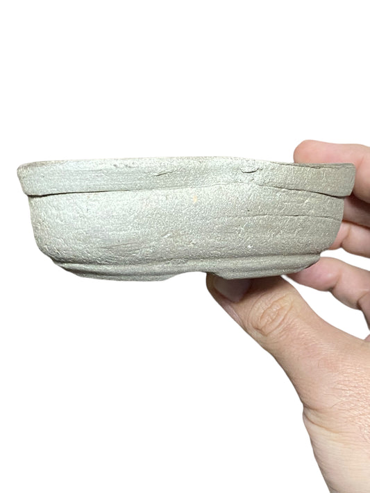 Tankyo - Shallow Floppy Bowl / Round Bonsai Pot (4-5/8" wide)