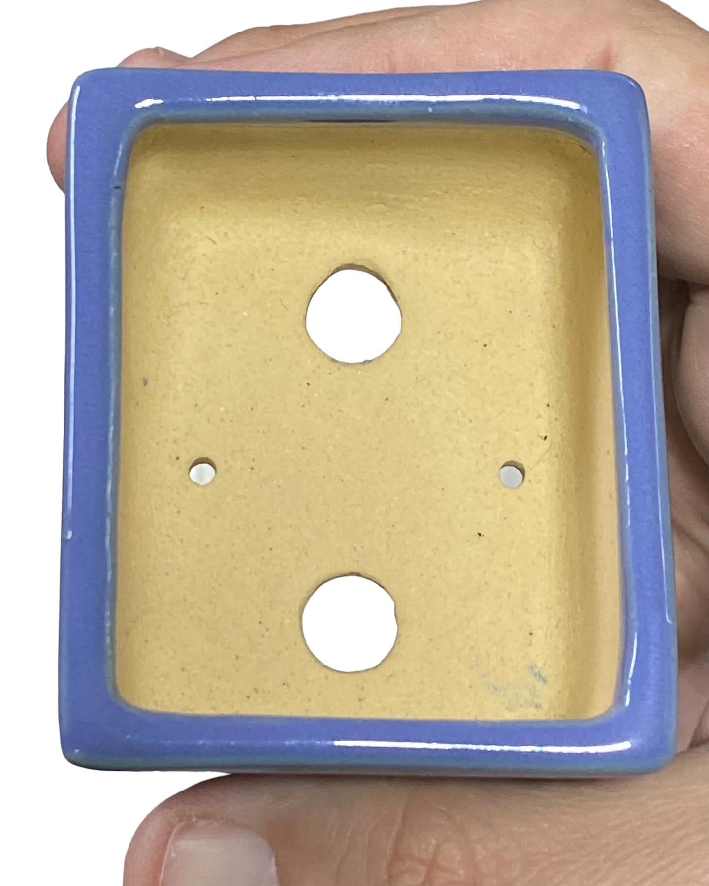 Shozan - Periwinkle Blue Bonsai Pot (2-11/16” wide)