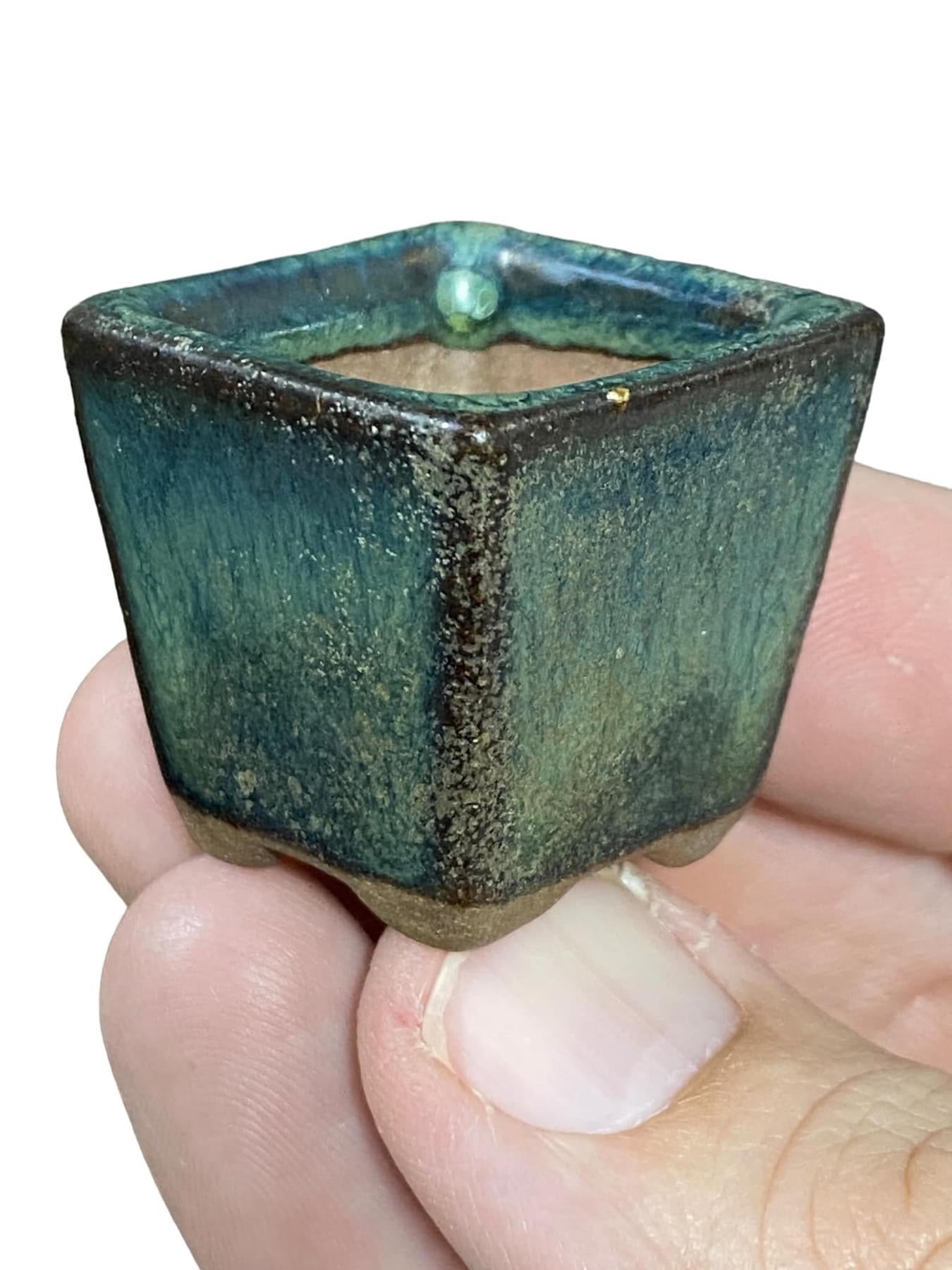 Japanese - Mame Glazed Accent or Bonsai Pot