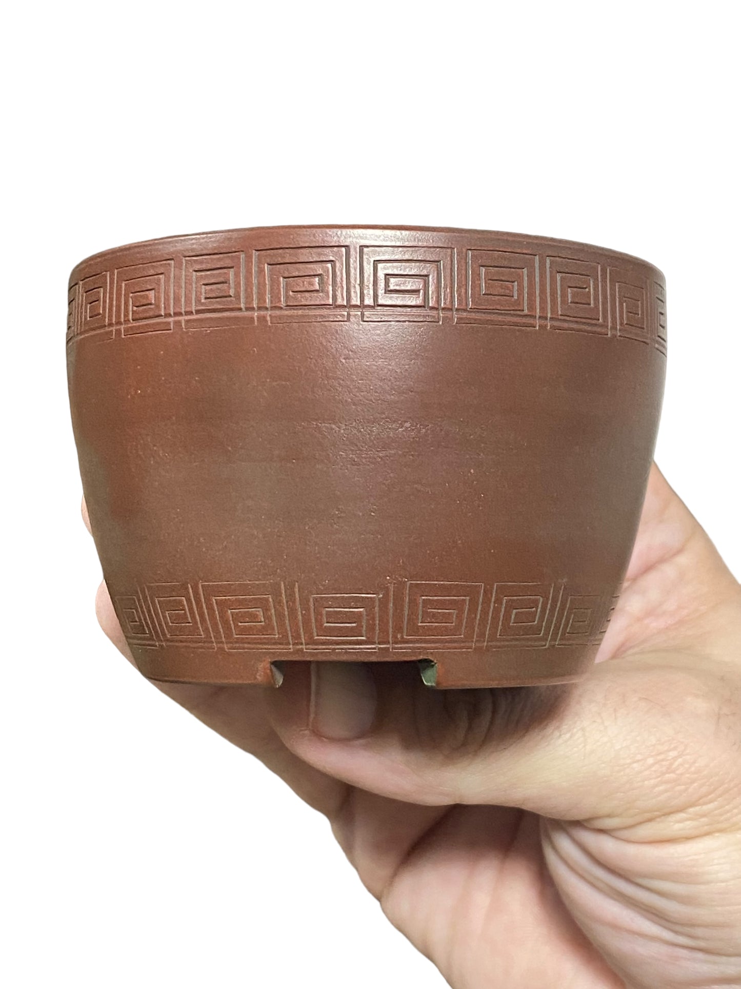 Bigei - Classic Carved Bowl Style Bonsai or Accent Pot
