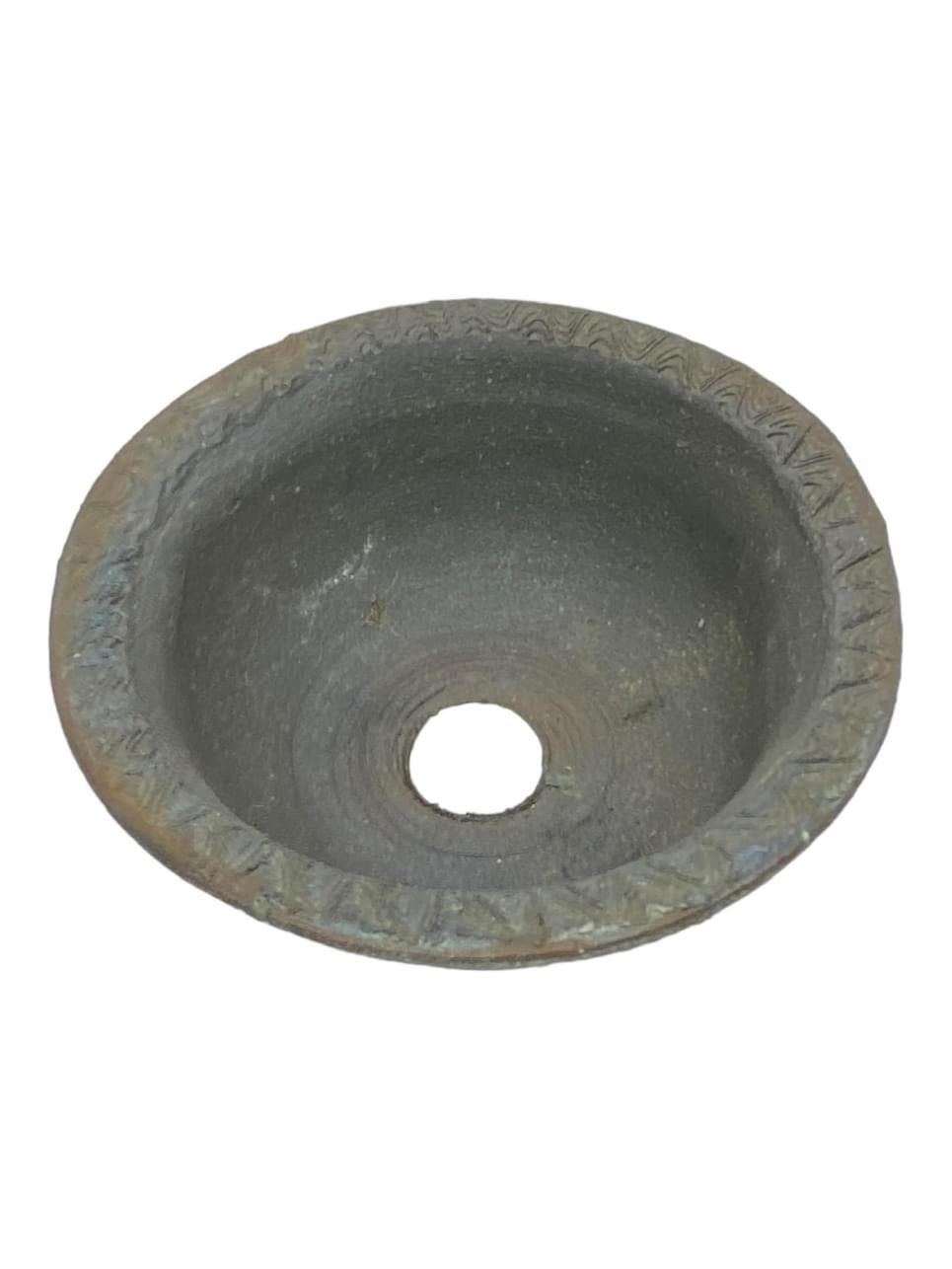 Tamba Tachikui-ware - Older Round Bowl Bonsai or Accent Pot