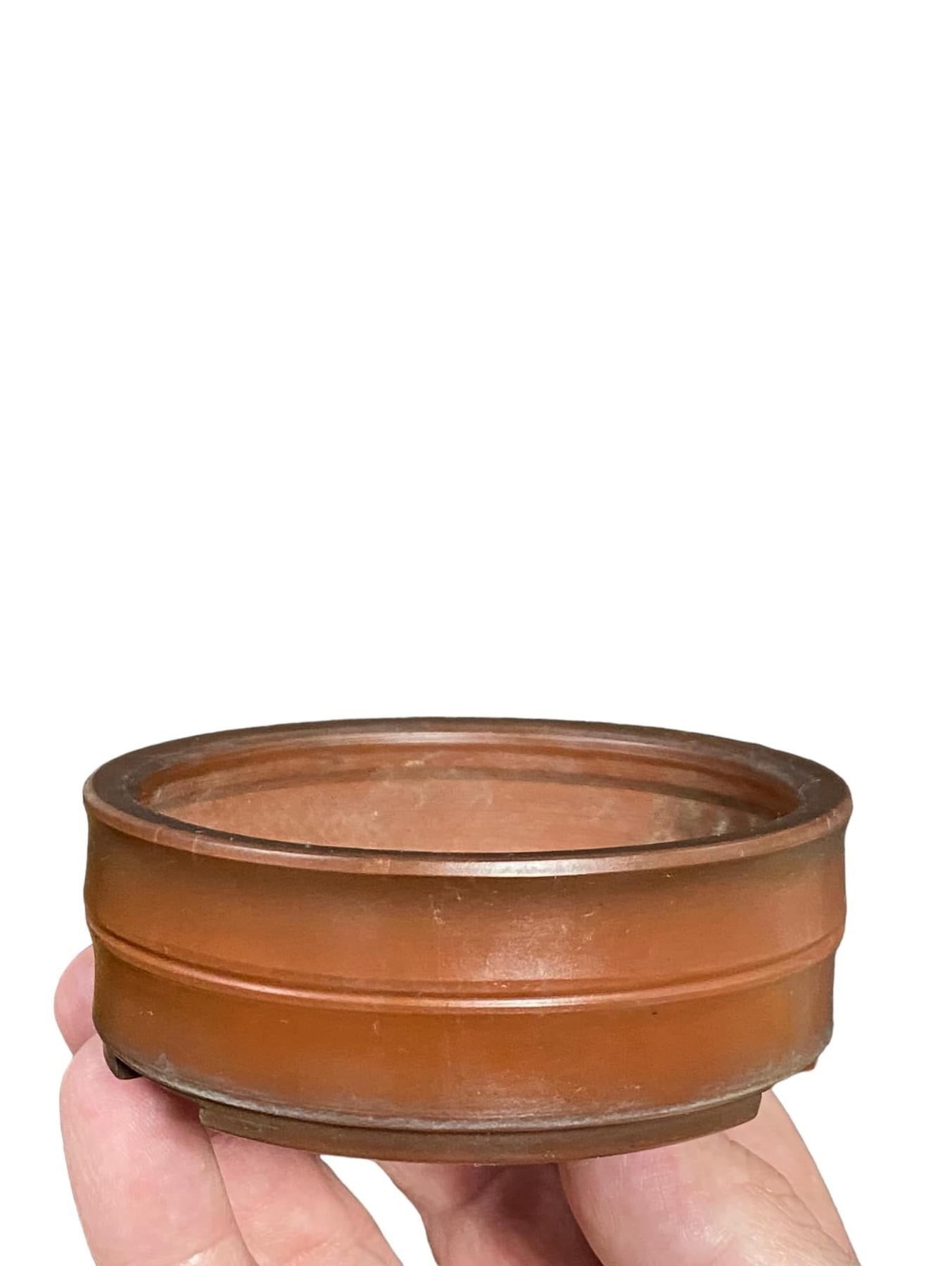 Bigei - Rare Old Round Bonsai Pot