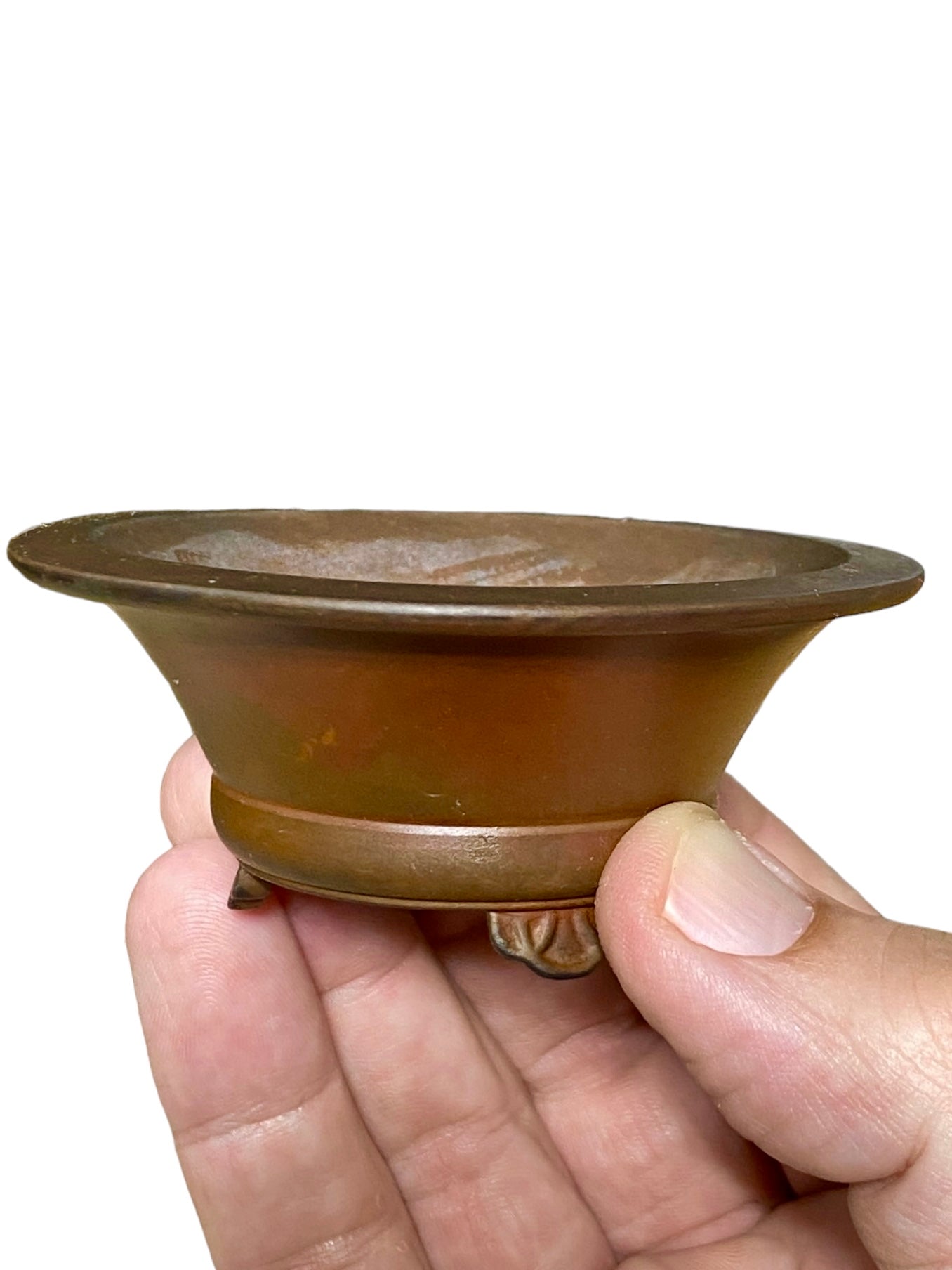 Senkouen - Quite Old Footed Bowl Bonsai or Accent Pot
