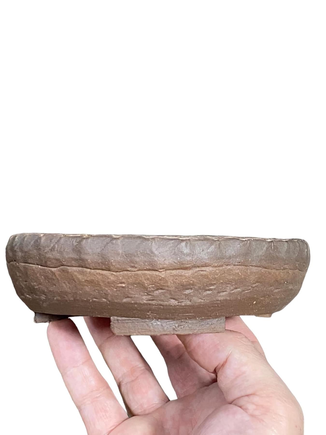 Izumiya - Handmade Round Bonsai Pot (5-7/8" wide)