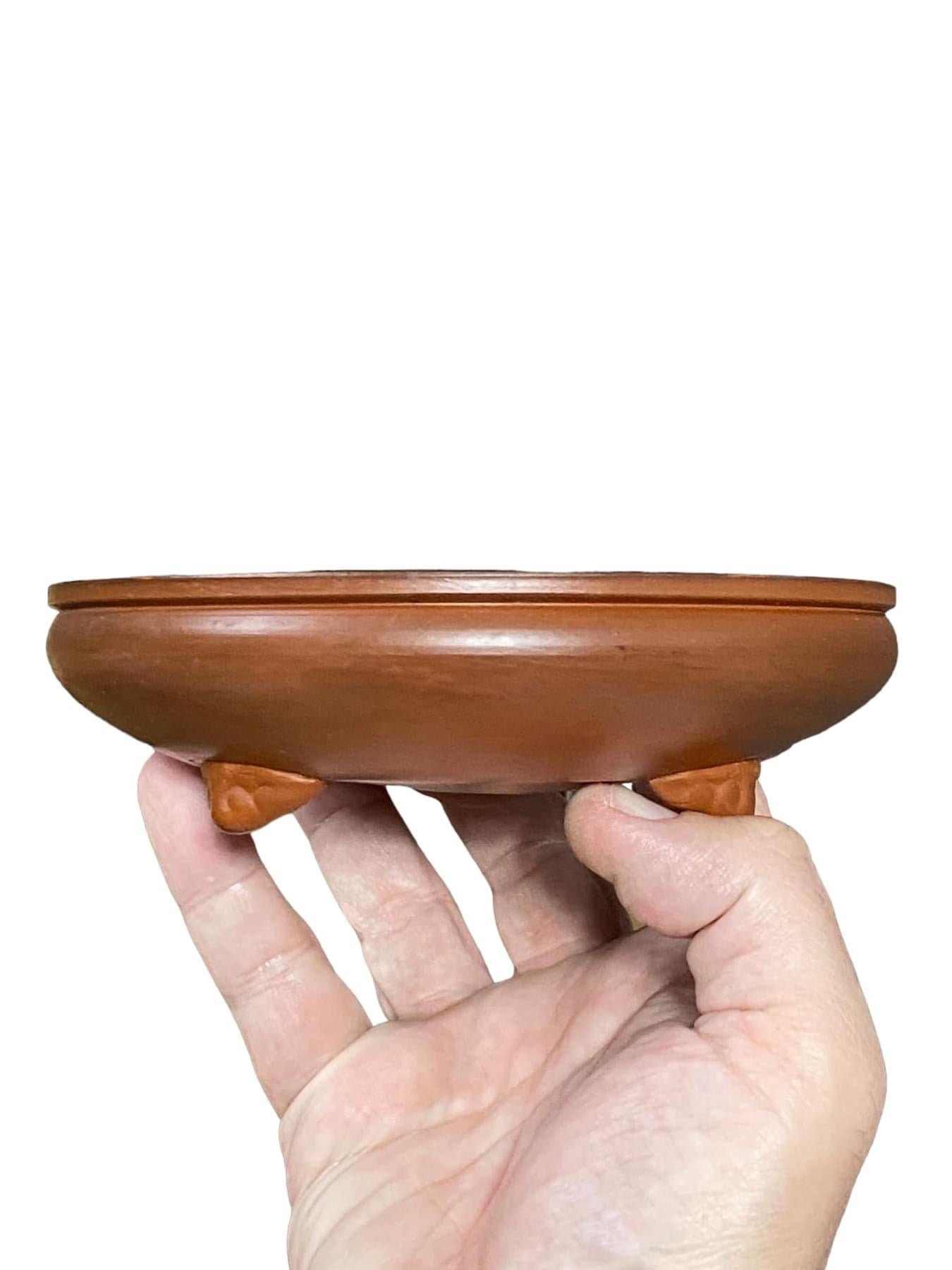 Ittoen - Old Shallow Round Style Bonsai Pot